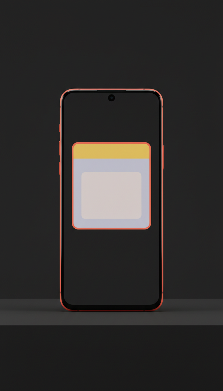 Digital Ticket UI on Flagship Smartphone