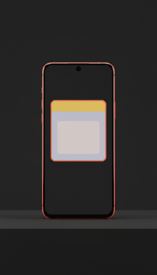 Digital Ticket UI on Flagship Smartphone